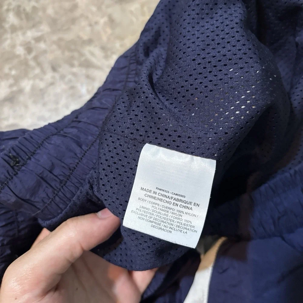Nike Air Jordan Track Pants Mens 2XL Blue Diamond Nylon Crinkly Gym AQ2686
